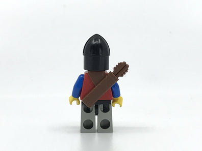 Dragon Knights - Knight 1, Light Gray Legs with Black Hips, Black Chin-Guard, Quiver